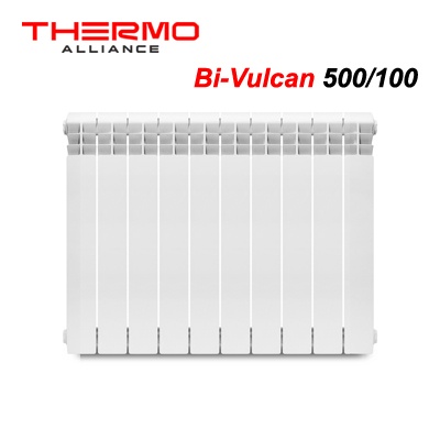 Радіатор біметалічний Bi-Vulcan 500х100 мм V500100B Thermo Alliance